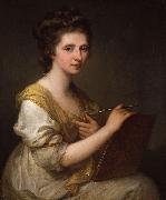 Angelica Kauffmann Self-portrait oil